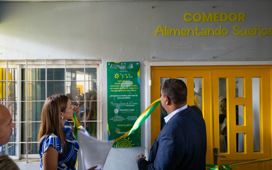 Fundanis reinauguró su comedor Alimentando Sueños para los más de 200 niños y adolescentes que hacen vida en el centro de Maracaibo